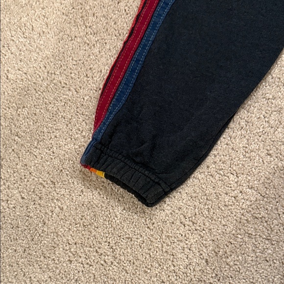 Aviator Nation size 8, KID'S 5 STRIPE SWEATPANTS - CHARCOAL - Picture 9 of 9